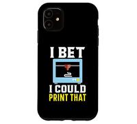 Scommetto che potrei stampare quel programmatore CNC Machinist Stampa 3D Custodia per iPhone 11