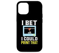 Scommetto che potrei stampare quel programmatore CNC Machinist Stampa 3D Custodia per iPhone 12/12 Pro