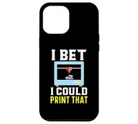 Scommetto che potrei stampare quel programmatore CNC Machinist Stampa 3D Custodia per iPhone 12 Pro Max