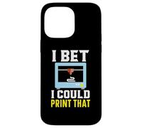 Scommetto che potrei stampare quel programmatore CNC Machinist Stampa 3D Custodia per iPhone 14 Pro Max