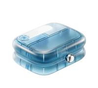 Scomparti for la protezione della privacy dell'organizer for pillole | Contenitore for farmaci for il monitoraggio settimanale delle pillole, dei nutrienti e degli integratori omega