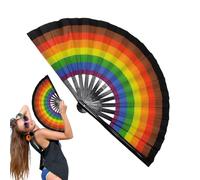 Scomparti per danza cinese - 33 cm grandi scomparti pieghevoli, grande refrigeratore per palcoscenico | Elegante ventilatore a mano Kung-Fu per spettacoli, decorazioni per la casa, danza culturale