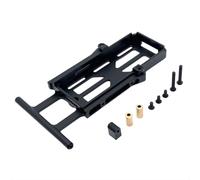 Scomparto in metallo compatibile con pezzi di ricambio per telaio auto H12Y H12Y + H12P 1/12 RC aggiornati e rinforzati(Black)