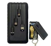 Scomparto segreto portatile: cassetta di sicurezza nascosta tipo Powerbank | Scomparto segreto portatile per gioielli, denaro e oggetti di valore, power bank in ABS resistente dal design discreto