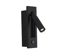 Sconce a Parete per la Testata a Led, Lampada da Lettura da Camera da Letto a Scomparsa, Lampada da Parete Decorativa per il Lato Letto Dell 'Hotel, Riflettore a Parete, 350 ° Rotabile a 92 ° Pieghev