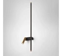 Sconce da Parete Creativa a Striscia Lunga, Applique lineari in Metallo con Mini faretto sul Comodino, Lampada da Parete Moderna a LED da 19 W, Luce Decorativa Semplice per l'atmosfera del