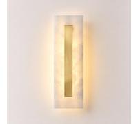Sconce rettangolare in marmo, lampada da parete LED da 12 W - 3 colori