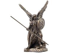 Sconosciuto 9,9 cm Archangel Raphael Cold Cast Statue Figurine, Color Bronzo
