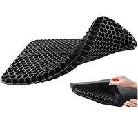 Sconosciuto Cuscino in Gel, Cuscino Sedia Ufficio, Fresco e Traspirante,per alleviare l'affaticamento dell'anca (Nero)