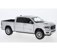 Sconosciuto Dodge RAM 1500 Crew Cab Laramie, argento, 2019, modellino auto, modello finito, Motormax 1:24