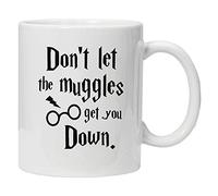 Sconosciuto Dont Let The Muggles Get You Down Tazza in Ceramica, Bianco, 311,8 Gram