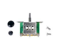 Sconosciuto Interruttore delle Lame 3 Vie W / 2 Manopole Nere per Fender Stratocaster Chitarra Elettrica