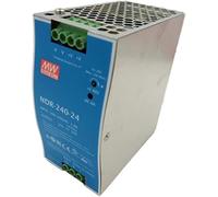 Sconosciuto MEAN WELL Original NDR-240-24 24 V 10 A meanwell NDR-240 24 V 240 W single - produzione industriale DIN - alimentazione
