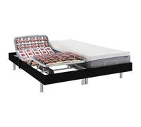 Sconosciuto Set da relax, con sospensioni, memory foam, HESIODE III di DREAMEA - Motori OKIN - Nero - 2 x 90 x 200 cm