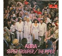 Sconosciuto - SUPER TROUPER / THE PIPER / ABBA / Bildhülle 1980 / Deutsche Pressung / Polydor # 2002 012 / 7" Vinyl Single Schallplatte