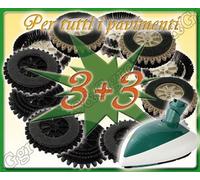 Sconosciuto Tris di SPAZZOLE Panda per PULILUX Folletto 515