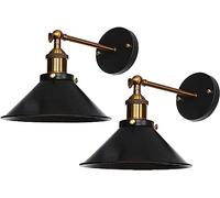 SCONTI SCONTI SCONDARE Wall Light APPRO di Sconce DIMMABILE Set di 2 ， con Telecomando Non Lampada Non cablata ， Facile da installare ， per Camera da Letto, Salone, Fattoria ， TV