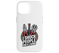 Sconvolgo le persone per un elettricista divertente vivente Custodia per iPhone 14