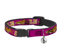 Scooby Doo Cat Collar, Breakaway Collar with Bell, Scooby Doo On The Case Sniffi