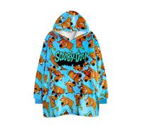 Scooby Doo Felpa con Cappuccio a Coperta Personaggio Stampa su intera (NS8684)