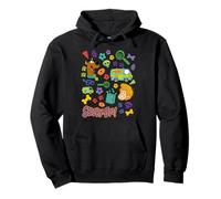 Scooby-Doo Flower Icons Felpa con Cappuccio