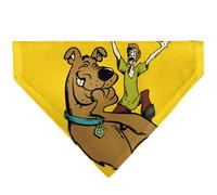 Scooby Doo Laughing and Shaggy Screaming Pose Yellow Slip On Collar Bandana Only