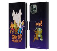 SCOOBY-DOO MYSTERY INC. CUSTODIA COVER A PORTAFOGLIO PER APPLE iPHONE TELEFONI