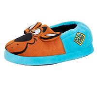 Scooby-Doo! Pantofole per bambini e bambine con orecchie di cane 3D slip on muli foderati caldi scarpe da casa per interni, Blu, 30 EU
