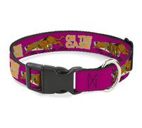 Scooby Doo Pet Collar, Dog Collar Plastic Buckle, Scooby Doo On The Case Sniffin