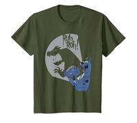 Scooby Doo Ruh Roh Maglietta, Bambini, Oliva, 4 Anni