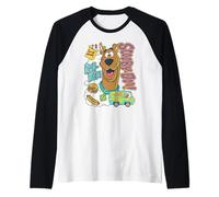 Scooby-Doo Ruh-Roh Snacks Maglia con Maniche Raglan