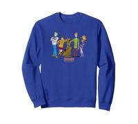Scooby-Doo Scooby Gang Felpa, Unisex per Adulti, Blu Reale, M