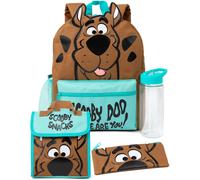 Scooby Doo Set di zaini marrone da 4 pezzi per bambini unisex
