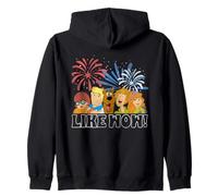 Scooby-Doo Summer Fire Works Felpa con Cappuccio