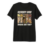 Scooby-Doo Where Are You Faces Maglietta Premium