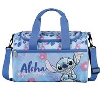 Scooli - Borsa sportiva Disney Stitch per bambini - 23 x 35 x 16 cm - scomparto principale spazioso - tracolla regolabile - accessori per la scuola - borsa a tracolla