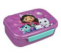 Scooli Contenitore per il pranzo per bambini con inserto rimovibile - Gabby's Dollhouse - Contenitore per il pranzo per l'asilo - Contenitore per il pranzo in plastica senza BPA - Contenitore per il