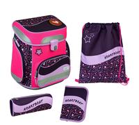 Scooli EasyFit Glow DIN - Zaino scolastico Set 5tlg. (Heartbeat)