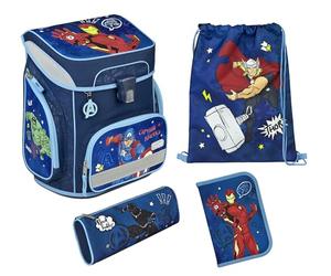 Scooli EasyFit Schulranzen-Set 5-teilig Avengers