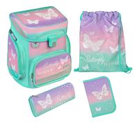 Scooli EasyFit Schulranzen-Set 5-teilig Butterfly Wishes