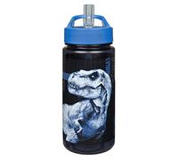 Scooli Jurassic World - Borraccia per bambini con motivo - Borraccia in plastica senza BPA - capacità circa 500 ml - cannuccia integrata - ideale per l'asilo e la scuola