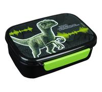 Scooli JUSP9903 Lunch Box, Plastic, Green Jurassic World