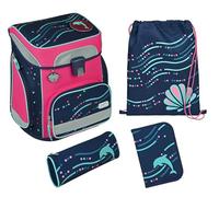 Scooli - Set di zaini per la scuola Easy Fit - Set di più pezzi - Tornister - Ergonomico - Scuola elementare - per bambini dai 6 anni, Colore: rosa., 36,5 x 33 x 29 cm