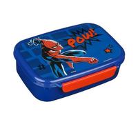 Scooli Spider-Man Contenitore per il pranzo in plastica con inserto e clip di chiusura, regalo per bambini