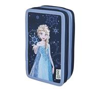 Scooli - Tripledecker Frozen - Astuccio per Studenti Imbottito con Penne e Accessori di Alta qualità - Ideale per Scuola, Tempo Libero e in Viaggio - da 6 Anni