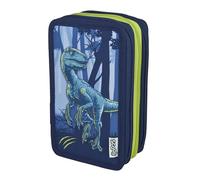 Scooli - Tripledecker Jurassic World - Astuccio per Studenti con Penne e Accessori di Alta qualità - Ideale per Scuola, Tempo Libero e in Viaggio - da 6 Anni