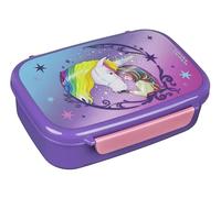 Scooli - Unicorn Academy Contenitore per Il Pranzo per Bambini - Lunch Box con Inserto Rimovibile - Ideale per Scuola, Asilo o Gite