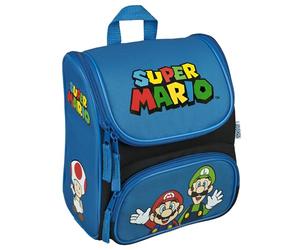 Scooli - Zaino scolastico CUTIE Super Mario - Scomparto principale e tasca anteriore - Spallacci e schienale imbottiti - Ideale per bambini dai 3 anni in su