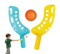 Scoop Ball Set - Scoop and Ball Racket Game | Portable Fun Portable Interactive Educational | Scoop and Balls Racket Game | Interactive Educational Toss Set for Beach Lawn Yard Backyard Garden