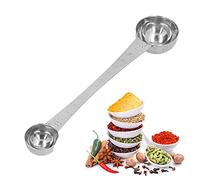 Scoop caffè da 15cc 5cc con scala, 1,6 × 7. 9 in manico di lunghezza cucchiai a doppia fine misurazione cucchiaio inossidabile cucchiaio di condimento cucchiai